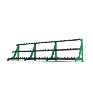 3 Tier Round Dumbbell Rack 2.5 - 50kg - BLK BOX