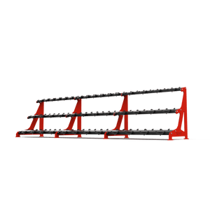 3 Tier Round Dumbbell Rack 2.5 - 50kg - BLK BOX