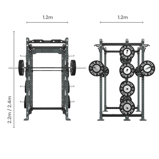 3 Series Compact/Half Combo Rack-Racks-BLK BOX