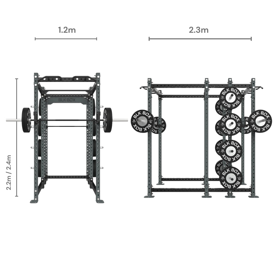 3 Series Full/Half Combo Rack-Racks-BLK BOX