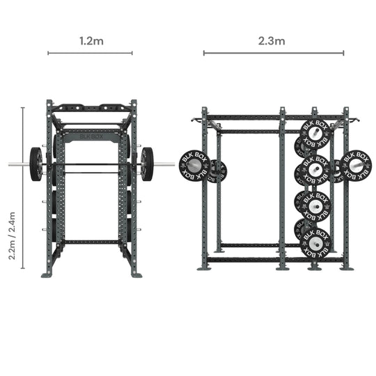 3 Series Full/Half Combo Rack-Racks-BLK BOX