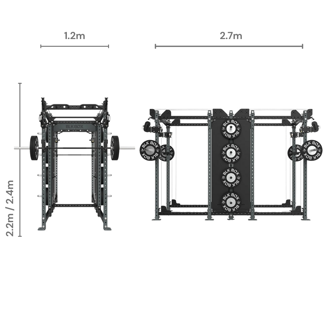 3 Series Nexus Back-to-Back Full Rack-Racks-BLK BOX