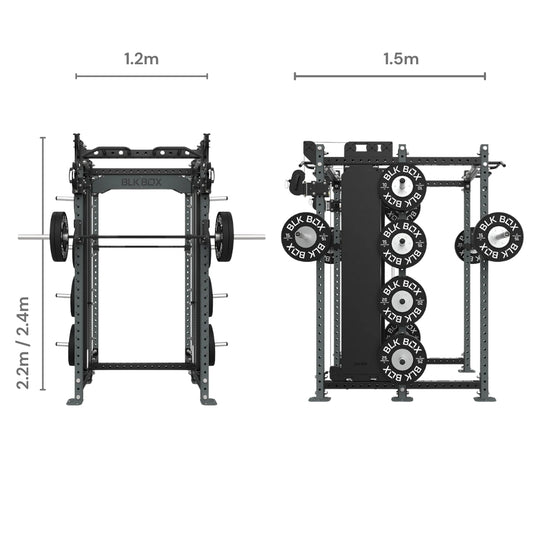 3 Series Nexus Compact/Compact Combo Rack-Racks-BLK BOX