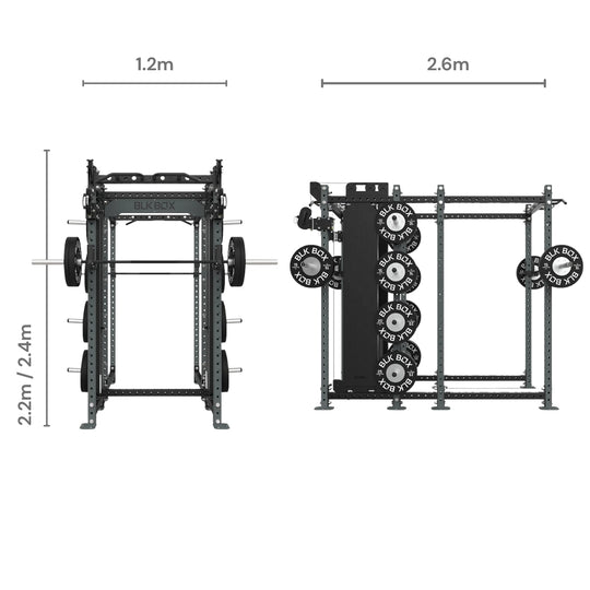 3 Series Nexus Compact/Full Combo Rack-Racks-BLK BOX