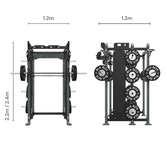 3 Series Nexus Compact/Half Combo Rack-Racks-BLK BOX