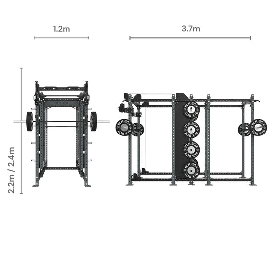 3 Series Nexus Full/Full Combo Rack-Racks-BLK BOX