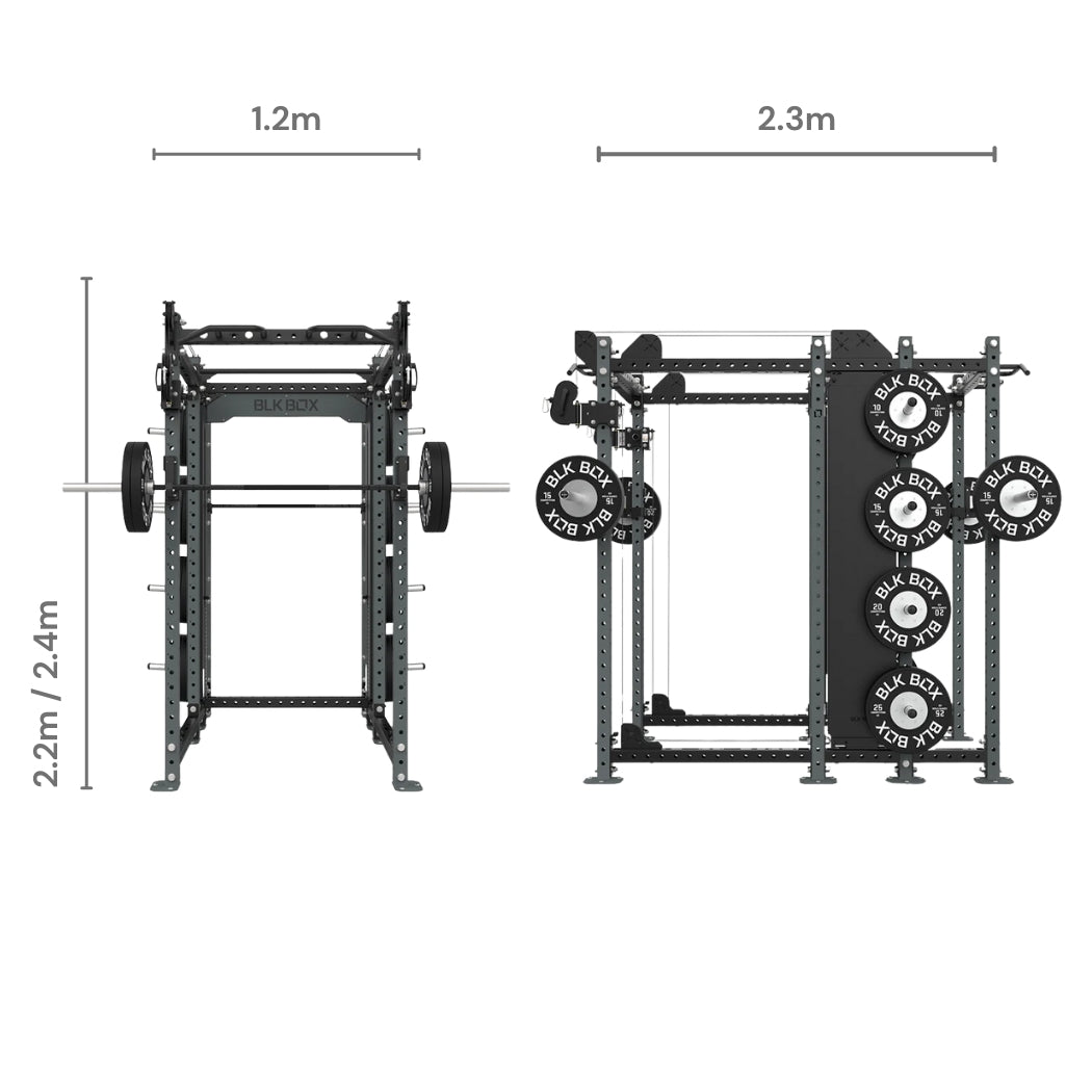 3 Series Nexus Full/Half Combo Rack-Racks-BLK BOX