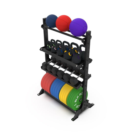 4 Tier Basecamp Storage System - 1.2m - BLK BOX