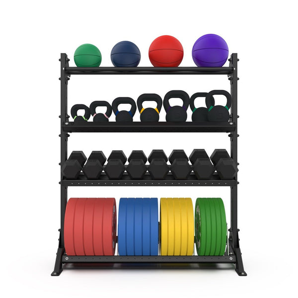 4 Tier Basecamp Storage System - 1.5m - BLK BOX