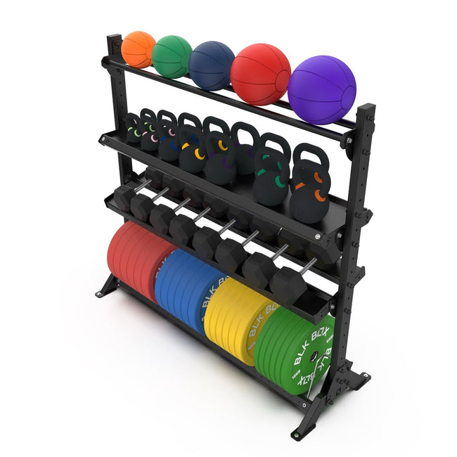 4 Tier Basecamp Storage System - 1.8m - BLK BOX