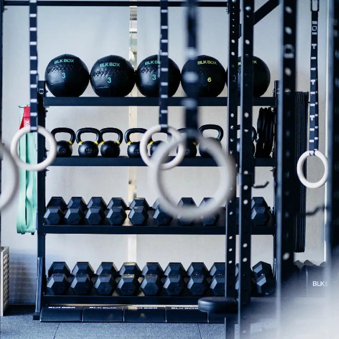 4 Tier Basecamp Storage System - 1.8m - BLK BOX