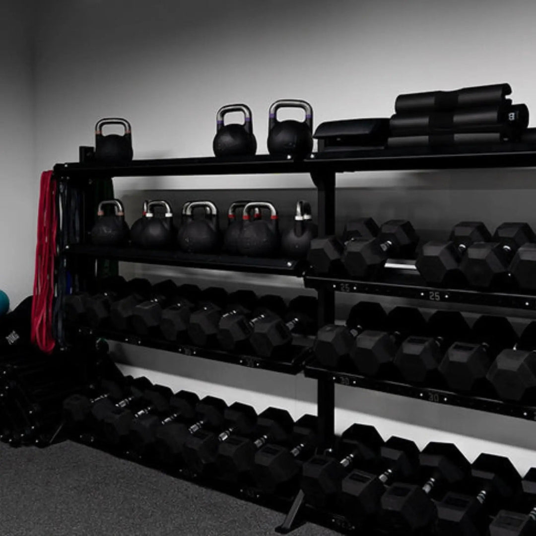 4 Tier Basecamp Storage System - 1.8m - BLK BOX