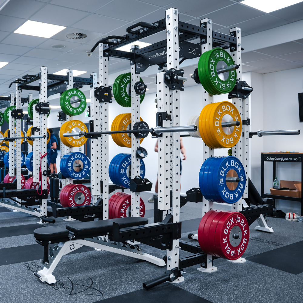BLK BOX 5 Series Back-to-Back Half Rack – cable attachment detail