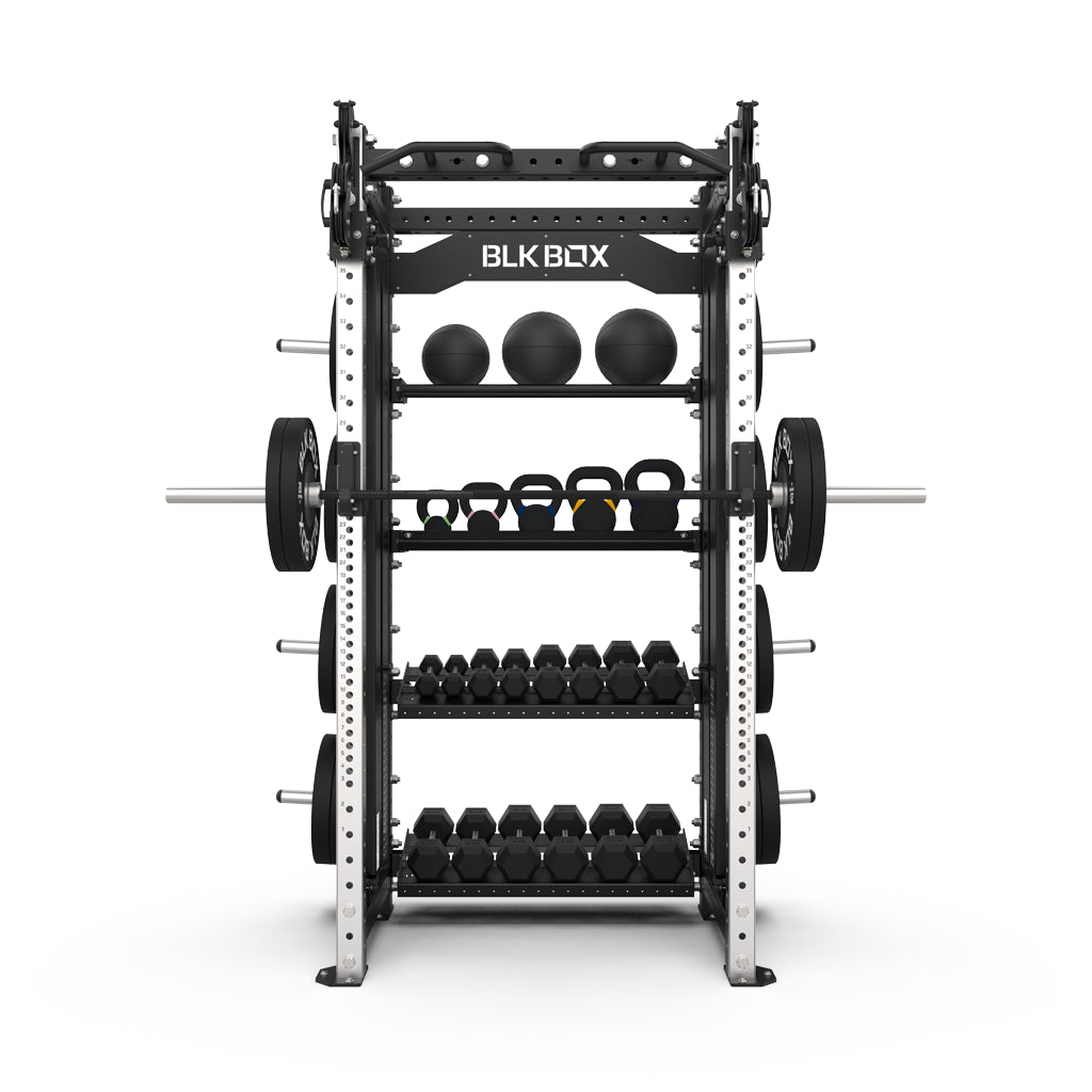 Box Line Rack BLK BOX Nexus 5 Series Compact Rack with Storage | BLK BOX