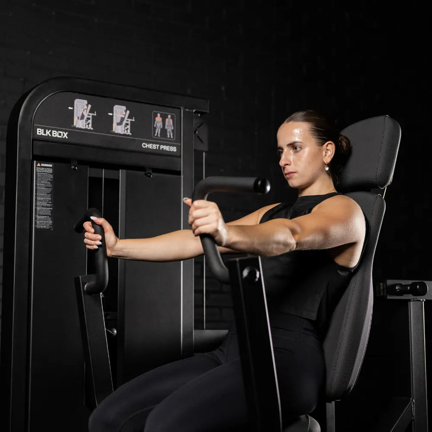 BLK BOX Pin Loaded Chest Press - Front Angle Press