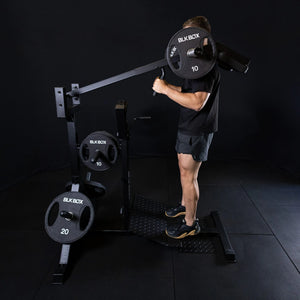 Plate Loaded Standing Calf Raise / Leverage Squat