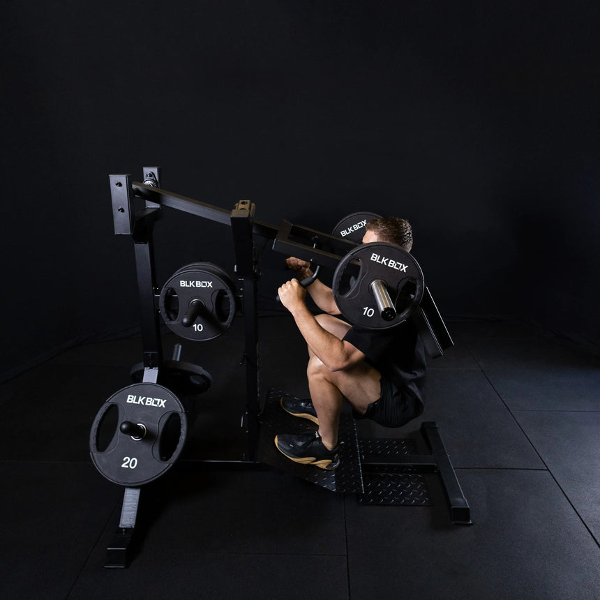 Plate Loaded Standing Calf Raise / Leverage Squat