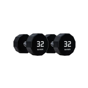 BLK BOX 12 Sided Urethane Dumbbell Set - (1-10kg) (10 pairs)