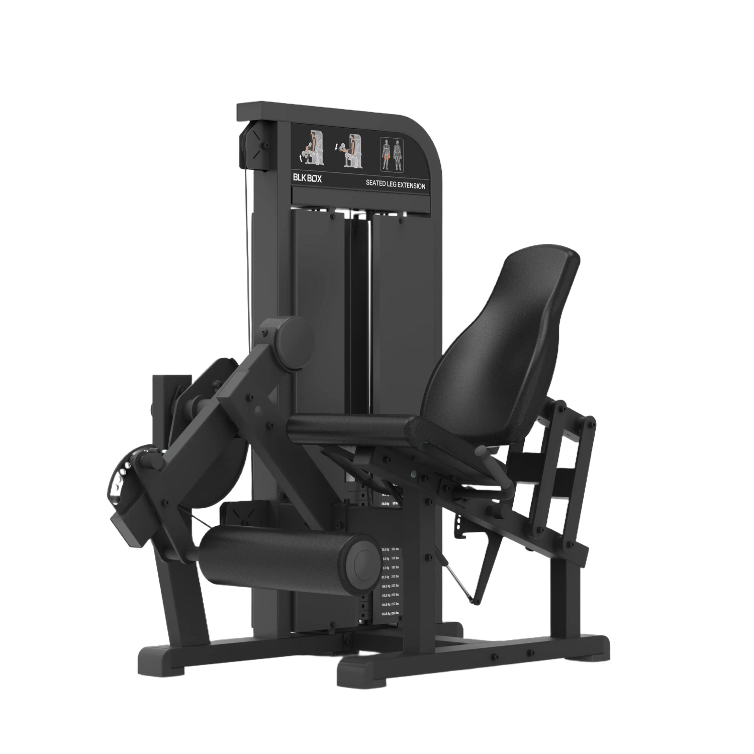 BLK BOX Pin Loaded Leg Extension cover
