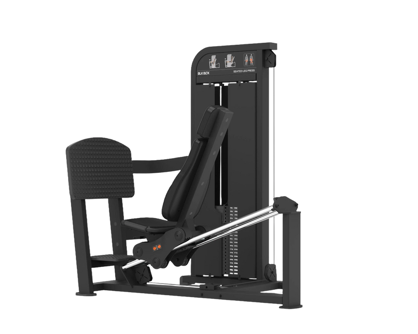 BLK BOX Pin Loaded Leg Press render rear side