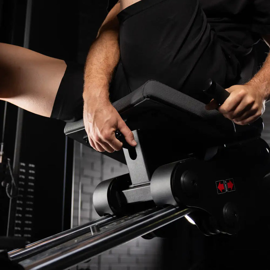 BLK BOX Pin Loaded Leg Press seat adjustment