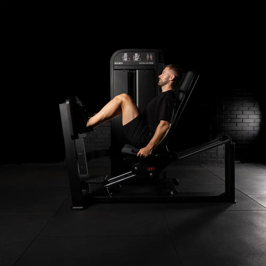 BLK BOX Pin Loaded Leg Press in use