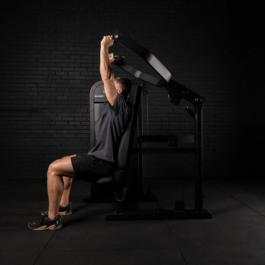 BLK BOX Pin Loaded Shoulder Press Front Press