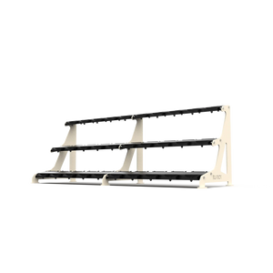 BLK BOX Premium 3 Tier Dumbbell Rack Flat White
