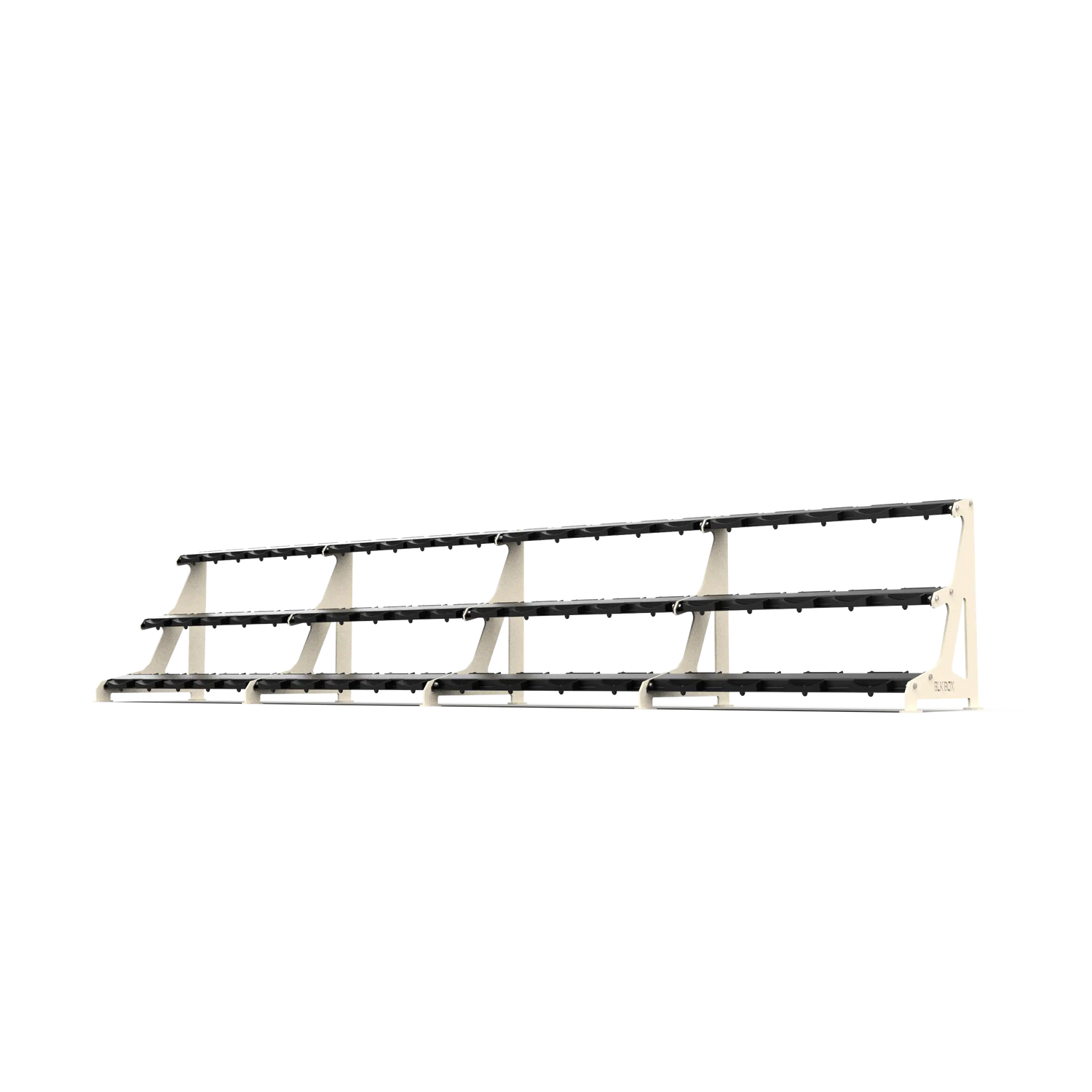 BLK BOX Premium 3 Tier Dumbbell Rack 60kg Flat White