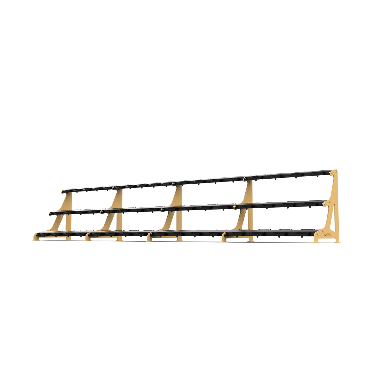 BLK BOX Premium 3 Tier Dumbbell Rack 50kg Sand
