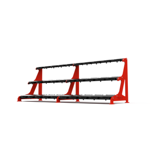 BLK BOX Premium 3 Tier Dumbbell Rack 30kg Traffic Red