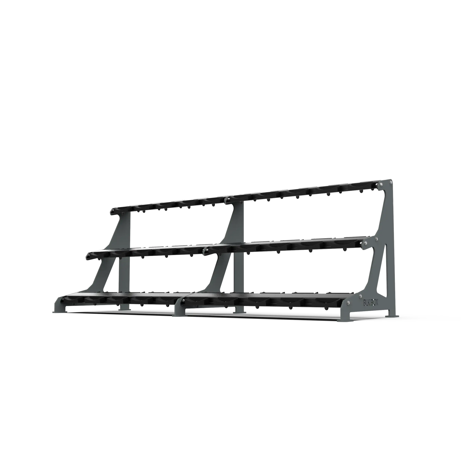 BLK BOX Premium 3 Tier Dumbbell Rack 30kg Graphite Grey