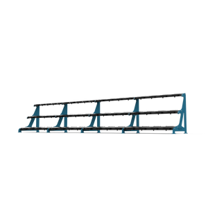 BLK BOX Premium 3 Tier Dumbbell Rack Azure Blue