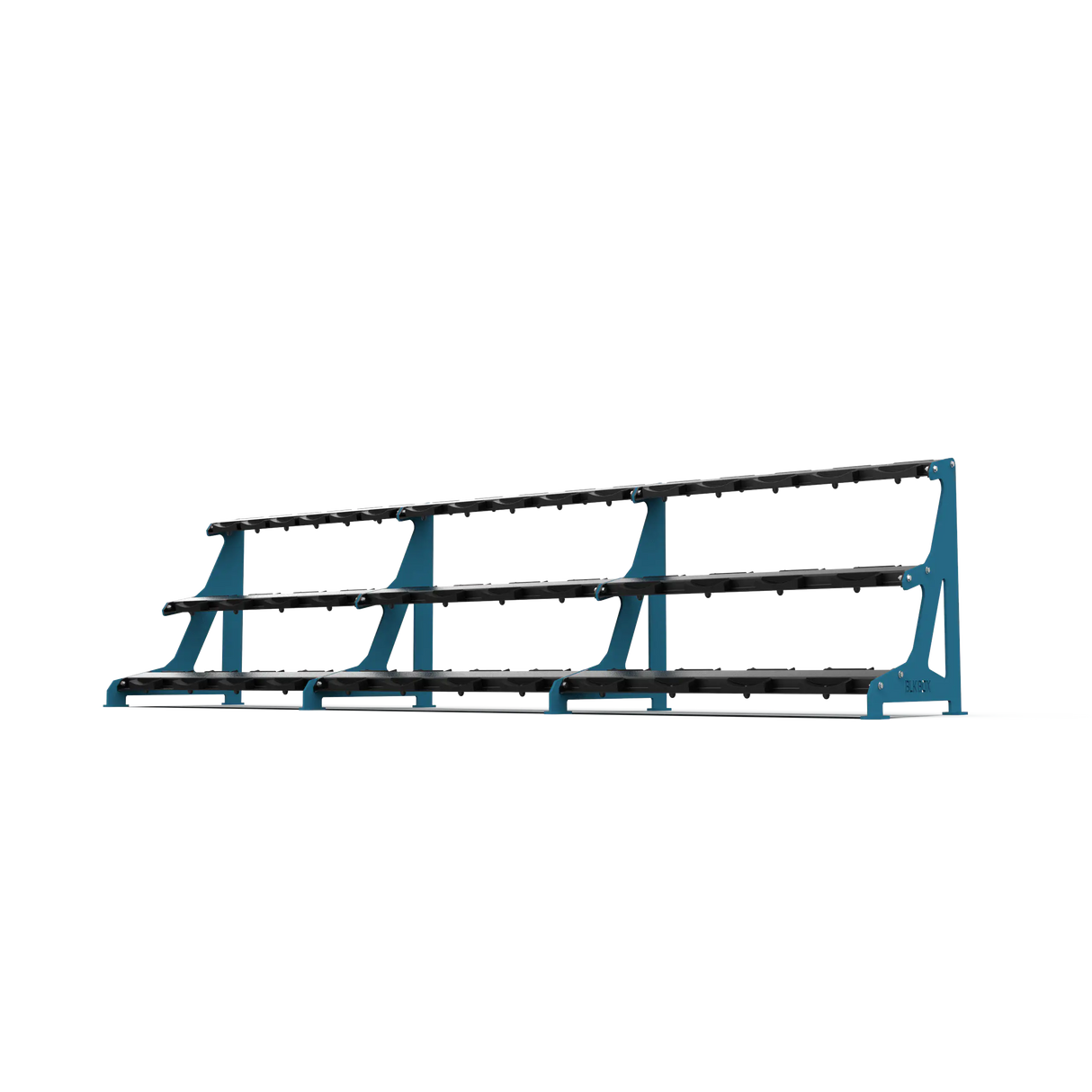 BLK BOX Premium 3 Tier Dumbbell Rack 40kg Azure Blue