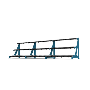 BLK BOX Premium 3 Tier Dumbbell Rack 40kg Azure Blue