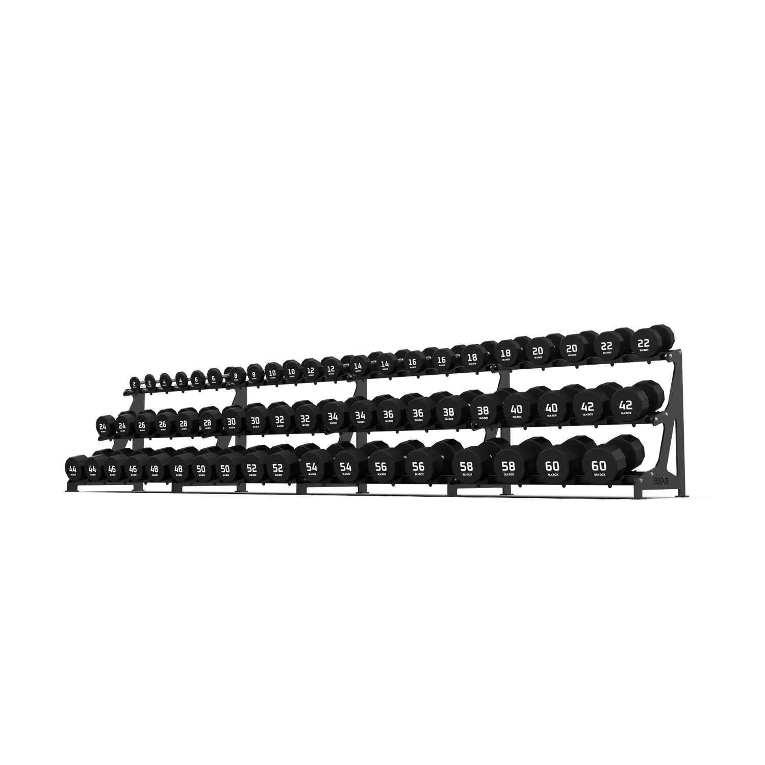 BLK BOX Premium 3 Tier Dumbbell Rack 60kg