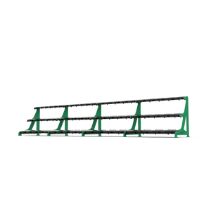 BLK BOX Premium 3 Tier Dumbbell Rack 60kg Signal Green