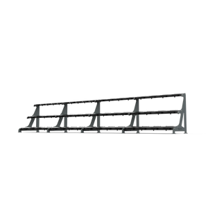 BLK BOX Premium 3 Tier Dumbbell Rack graphite grey