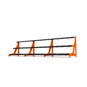 BLK BOX Premium 3 Tier Dumbbell Rack 40kg Burnt Orange