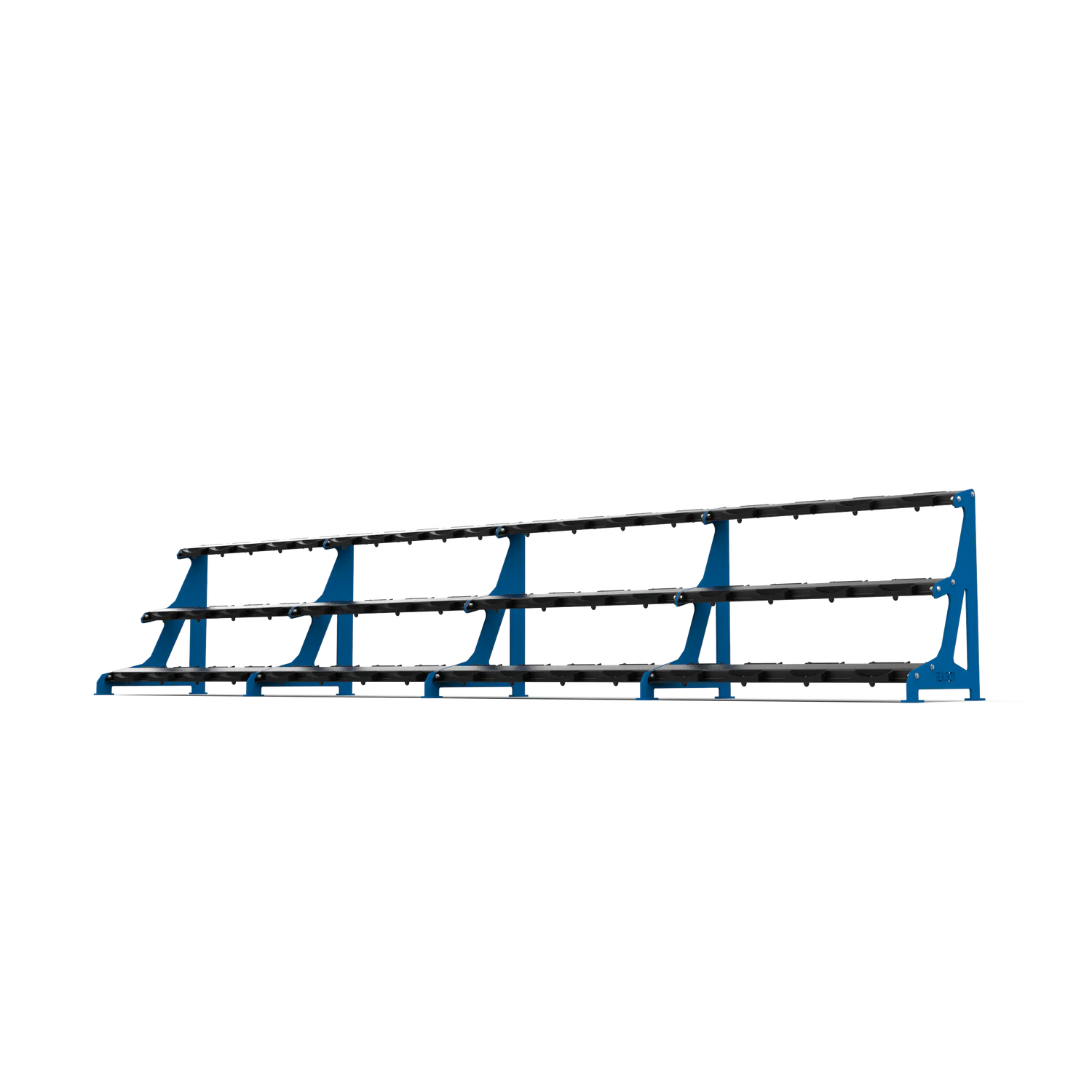 BLK BOX Premium 3 Tier Dumbbell Rack 50kg Signal Blue