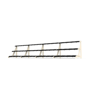 BLK BOX Premium 3 Tier Dumbbell Rack 50kg Flat White