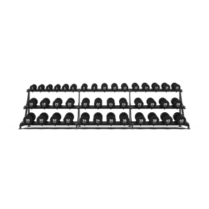 BLK BOX Premium 3 Tier Dumbbell Rack 40kg front angle