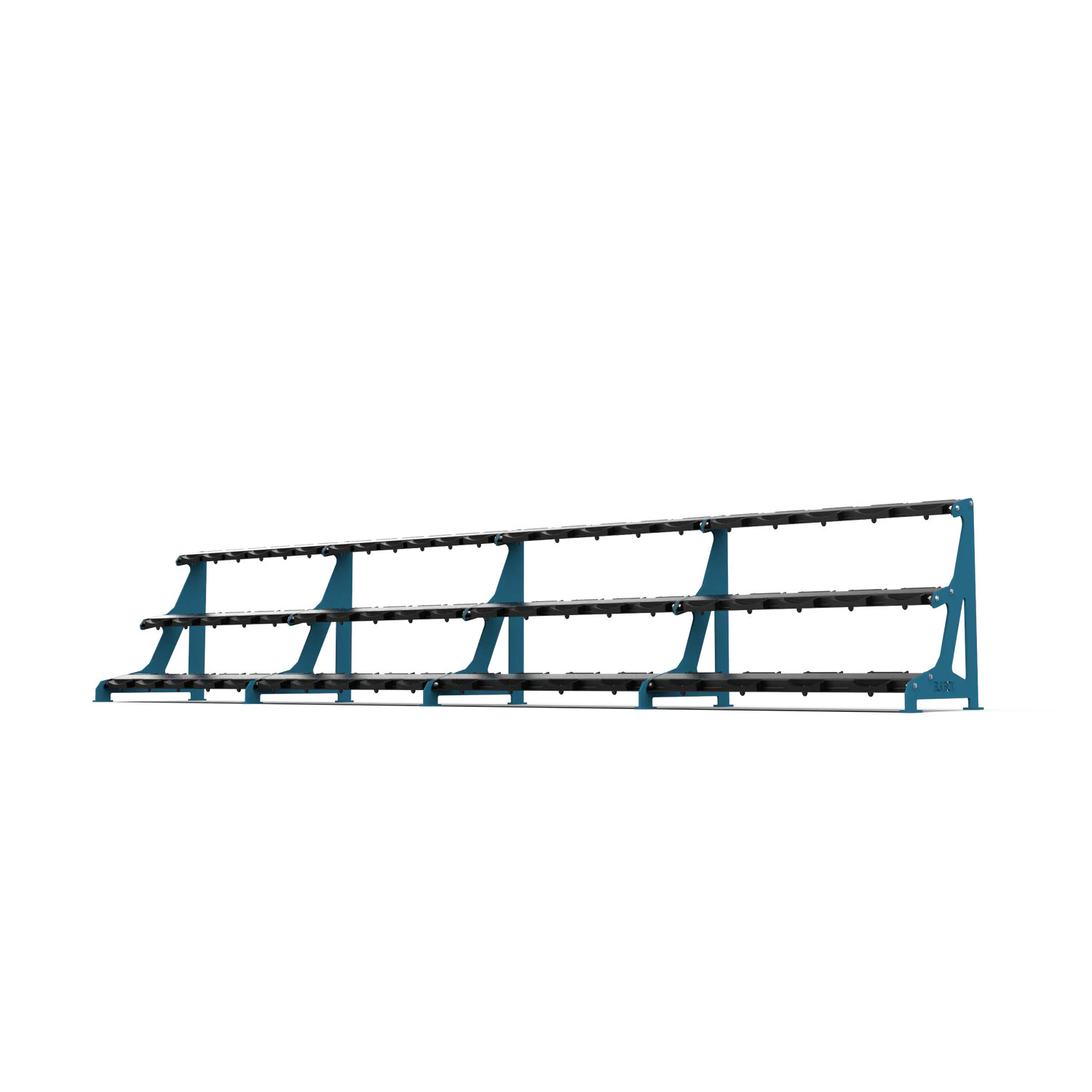 BLK BOX Premium 3 Tier Dumbbell Rack 60kg Azure Blue