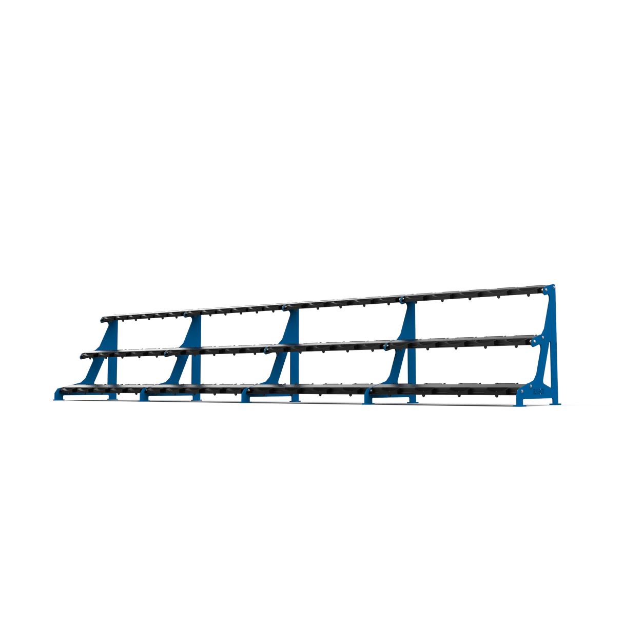BLK BOX Premium 3 Tier Dumbbell Rack 60kg Signal Blue