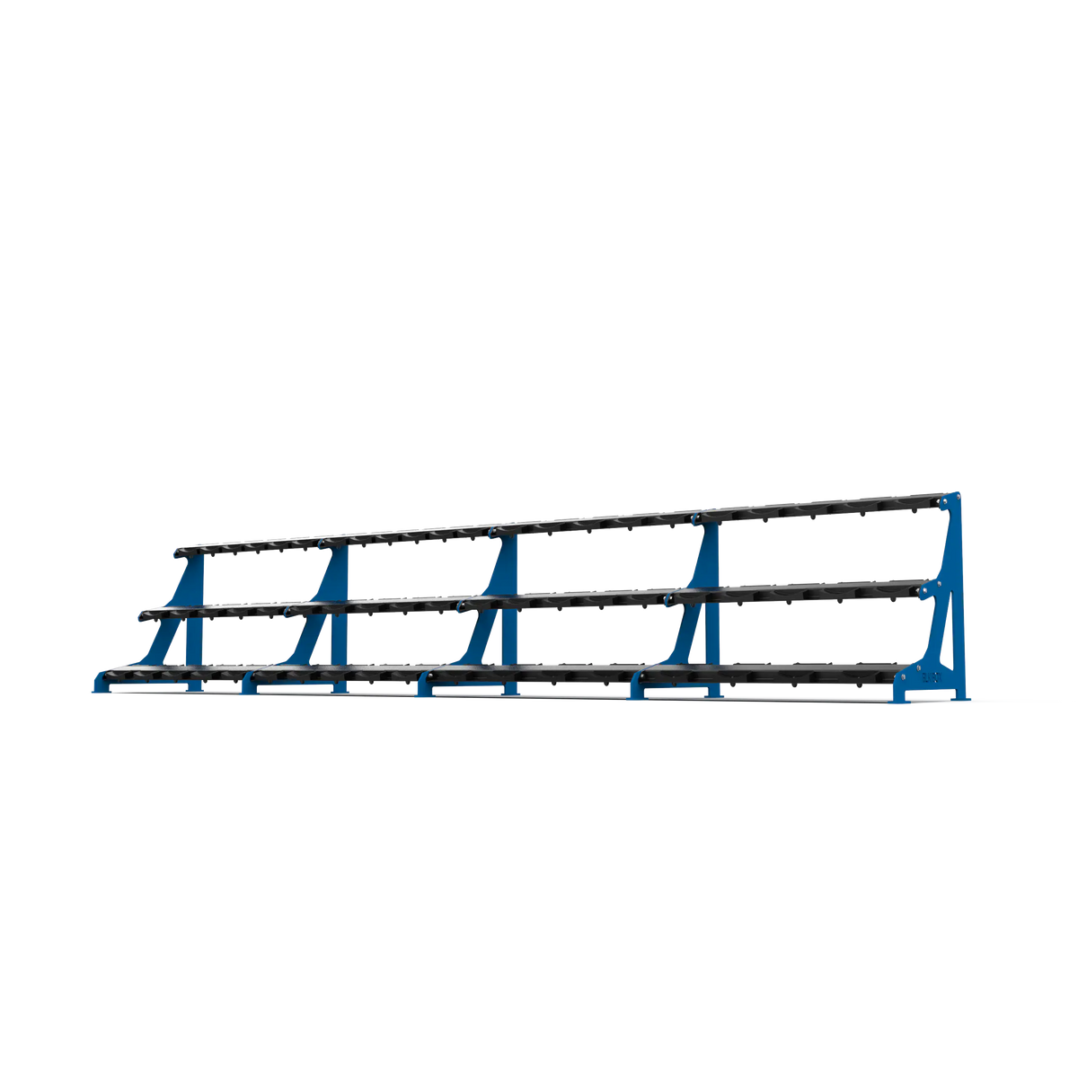 BLK BOX Premium 3 Tier Dumbbell Rack 60kg Signal Blue