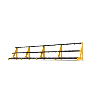 BLK BOX Premium 3 Tier Dumbbell Rack 60kg Golden Yellow