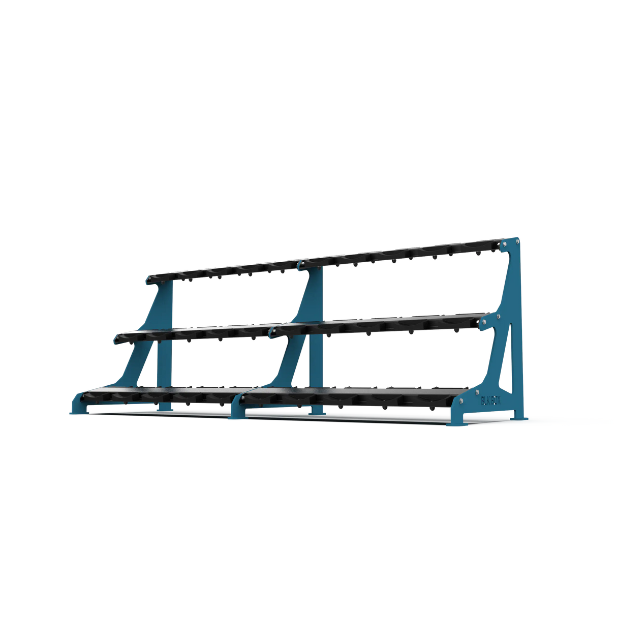 BLK BOX Premium 3 Tier Dumbbell Rack 30kg Azure Blue