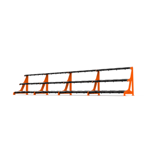 BLK BOX Premium 3 Tier Dumbbell Rack 50kg Burnt Orange