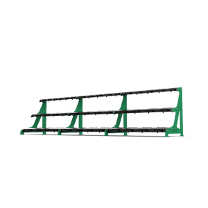 BLK BOX Premium 3 Tier Dumbbell Rack 40kg Signal Green