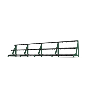 BLK BOX Premium 3 Tier Dumbbell Rack 60kg Forest Green